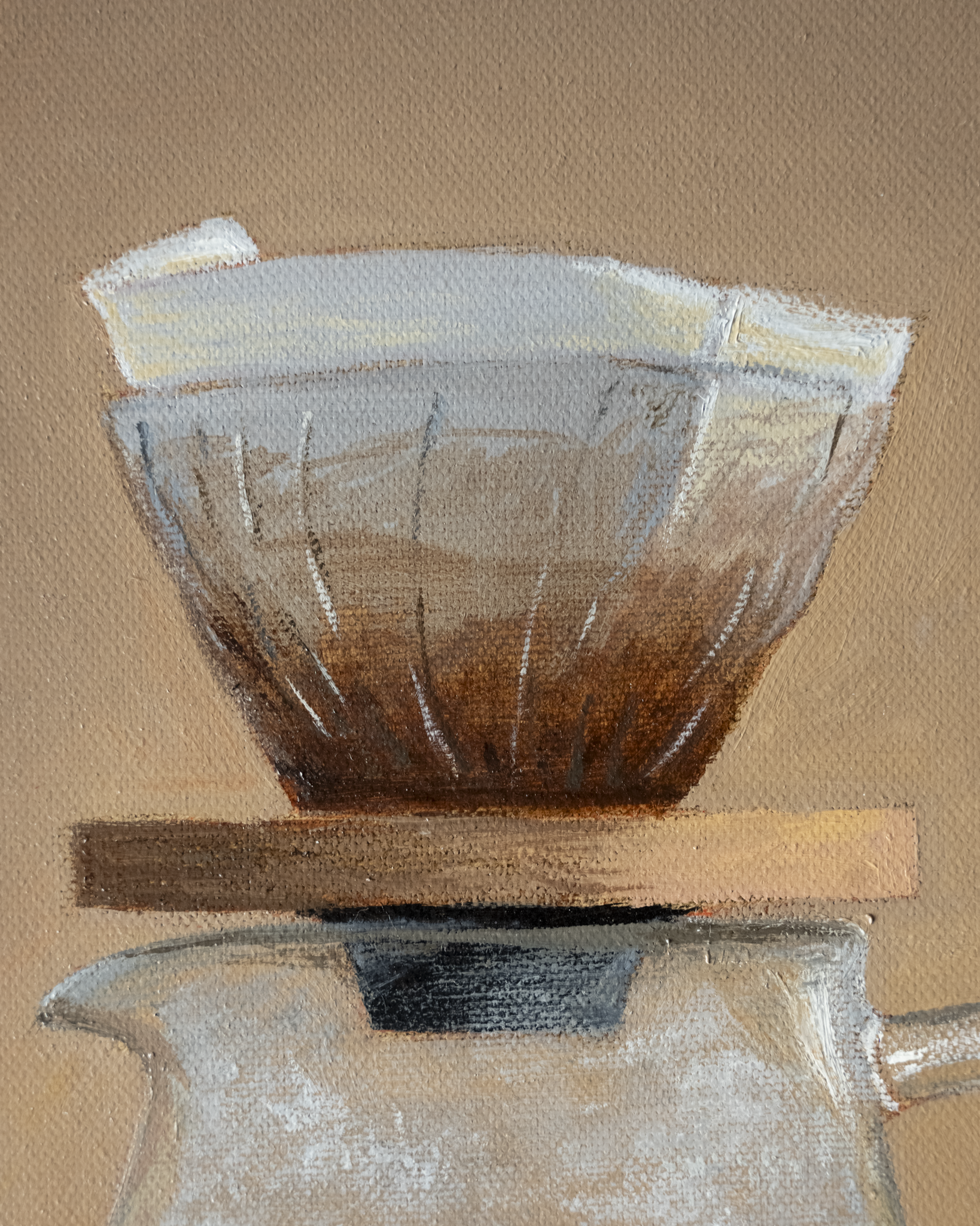 Pour Over setup still life print